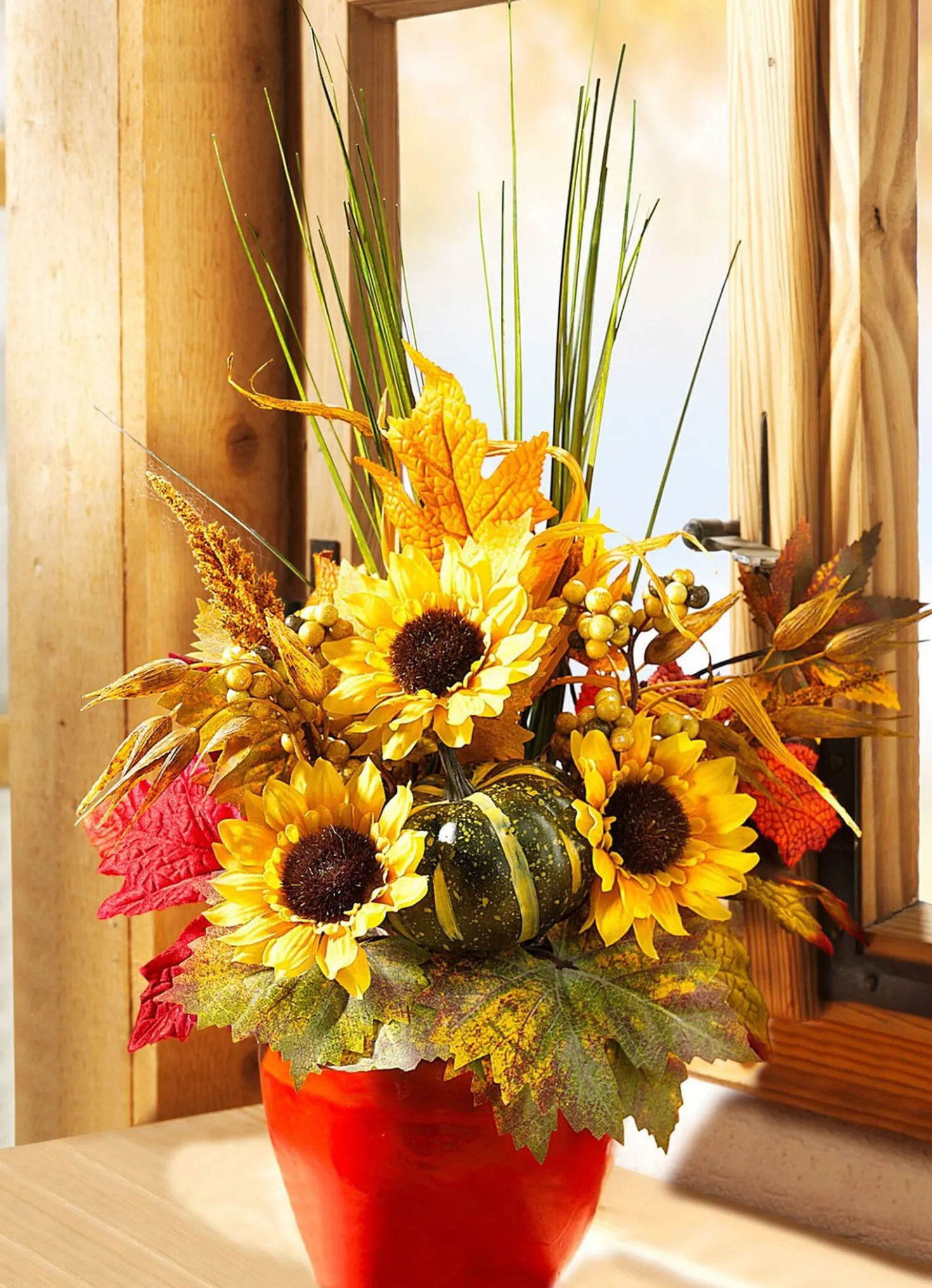 Sonnenblumen-Gesteck
