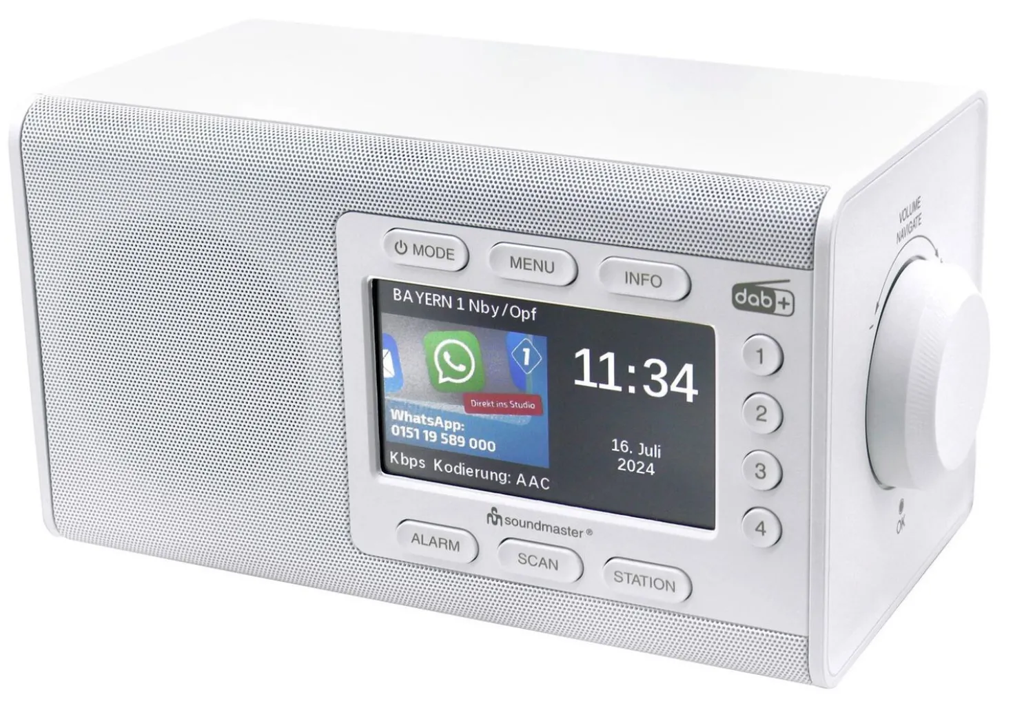 "soundmaster" Digitalradio mit DAB+