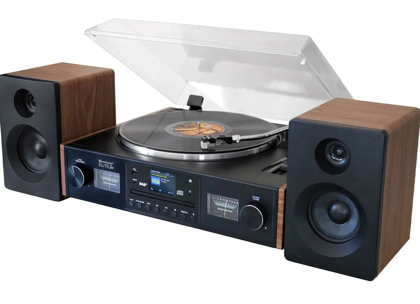„soundmaster“ PL920 Nostalgie-Stereoanlage mit DAB+