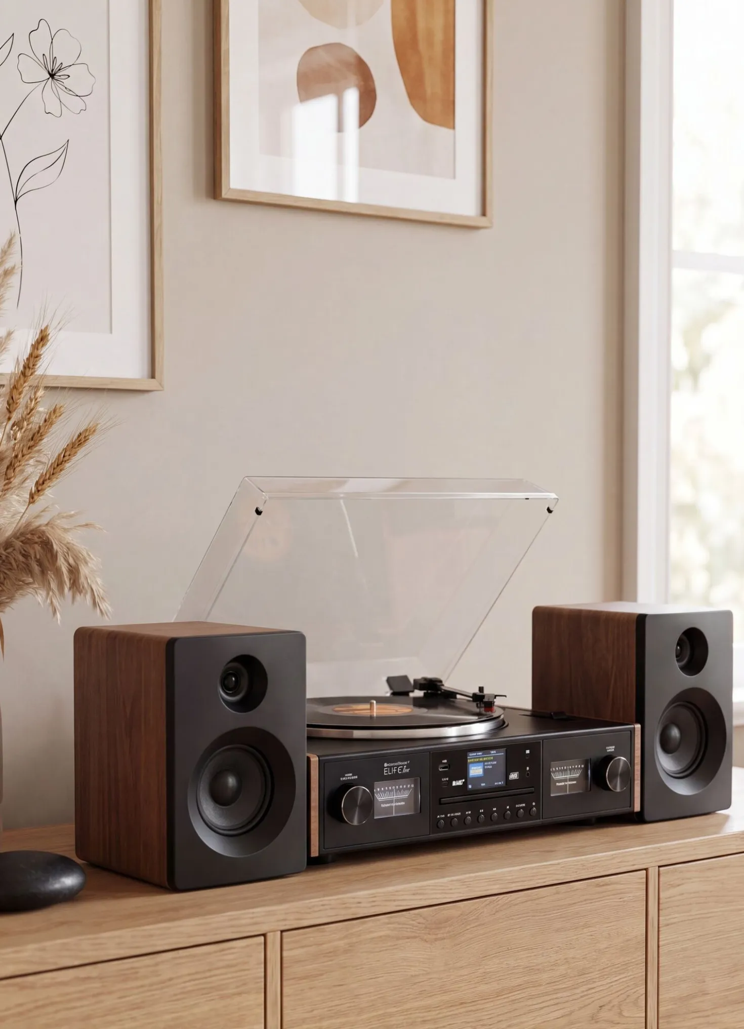 „soundmaster“ PL920 Nostalgie-Stereoanlage mit DAB+