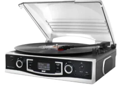 „soundmaster“ PL590SW Plattenspieler mit DAB+