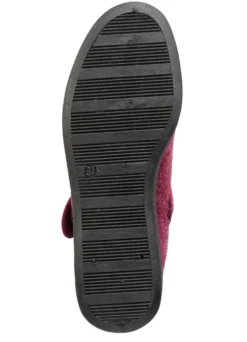 Spangenschuh aus weichem Filz