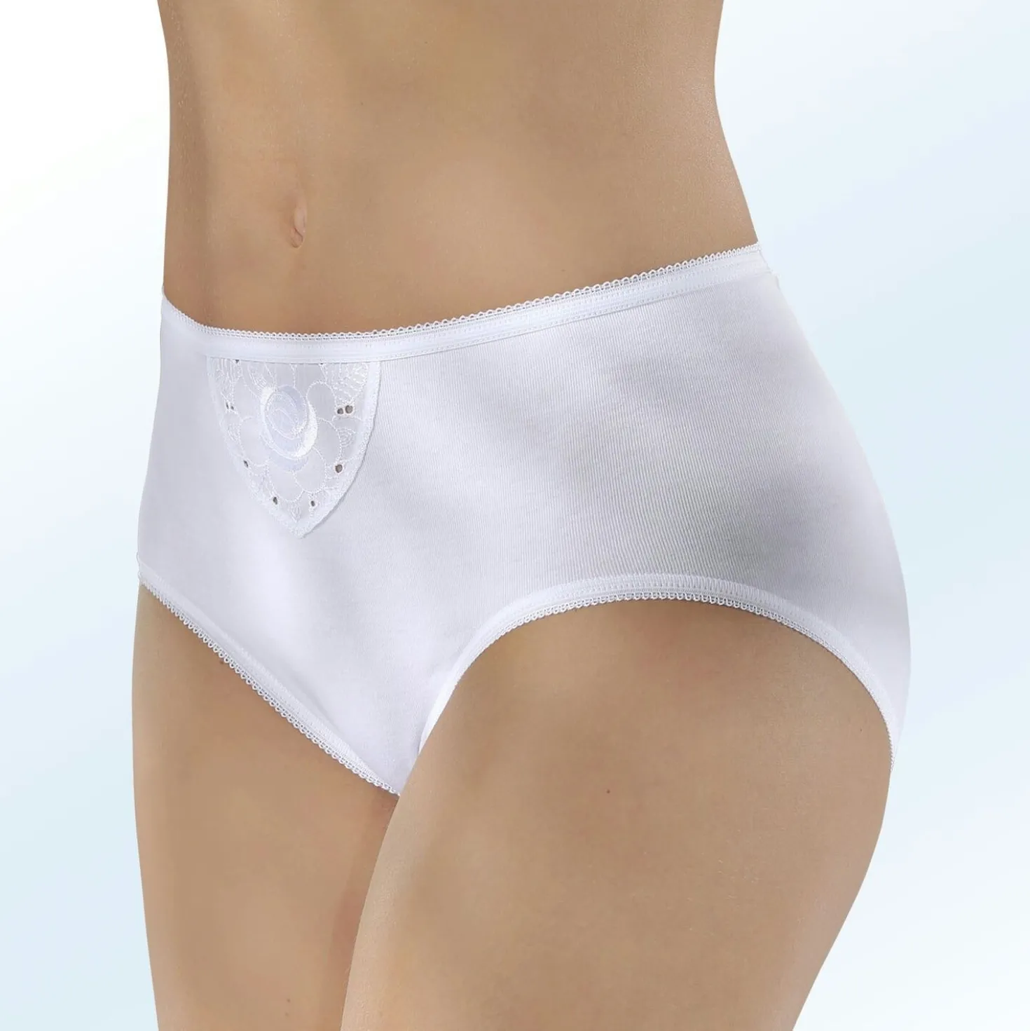 Speidel Viererpack Slips mit Stickereimotiv