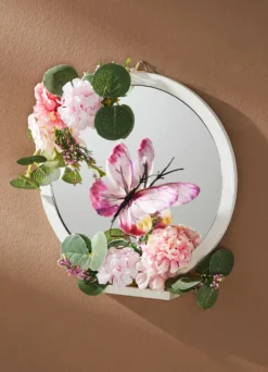 Spiegel mit Sommerblumen