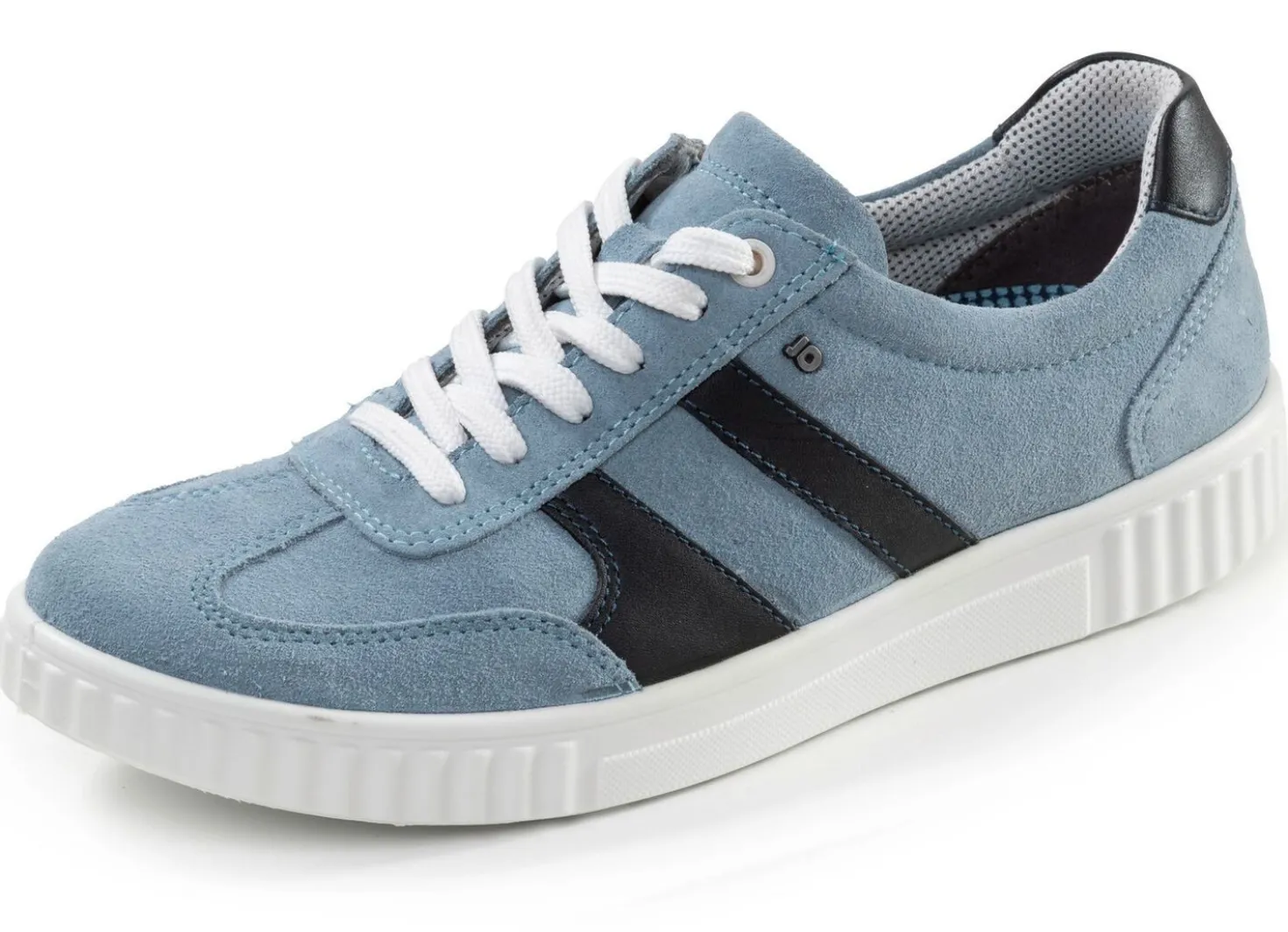 Sportliche Damen-Schnürschuhe, Weite H, mit herausnehmbarem Fußbett
