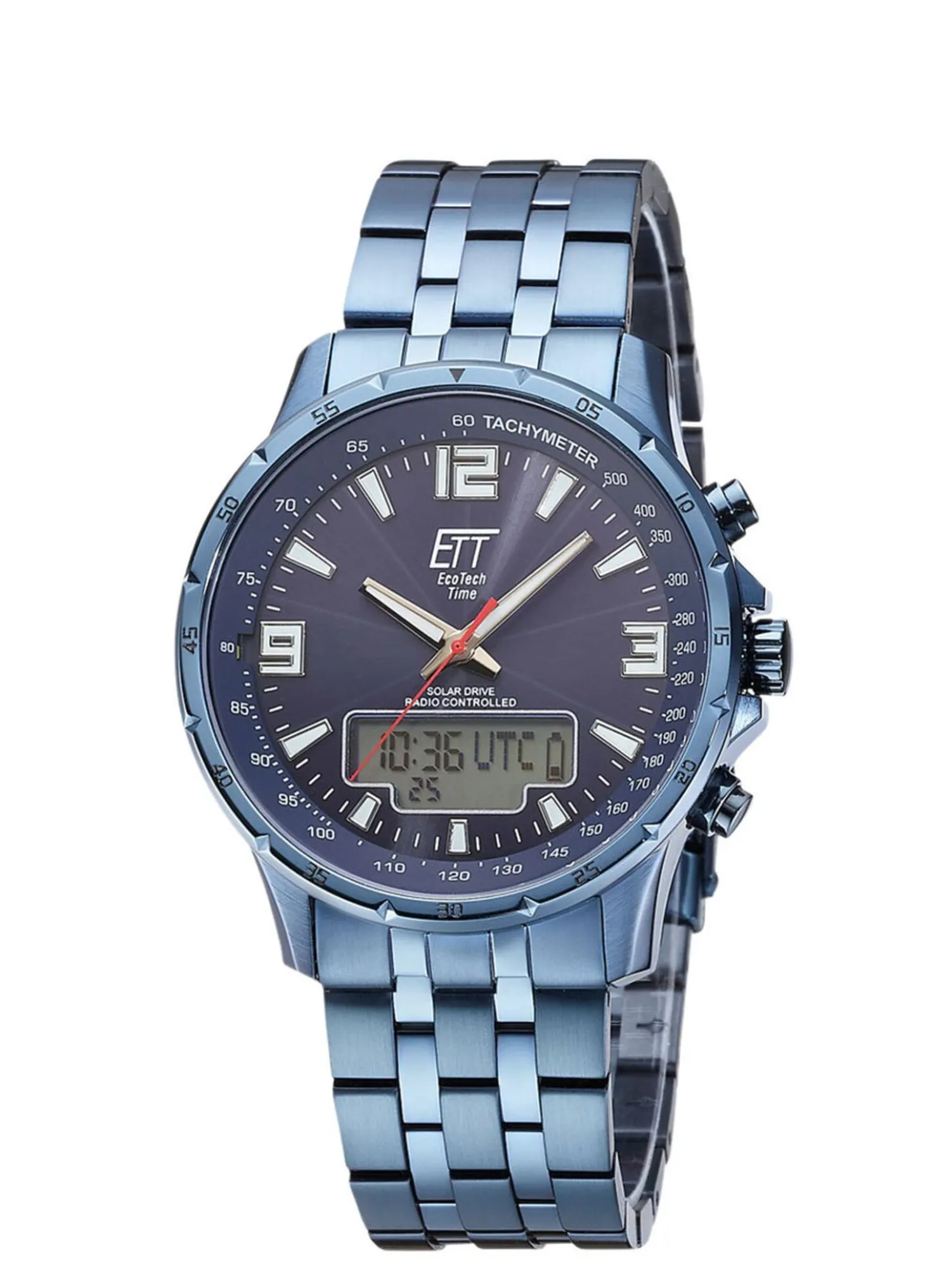 Sportliche Funk-Solar-Herrenuhr