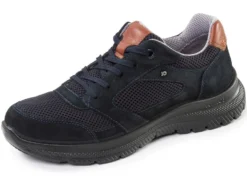 Sportliche Herren-Schnürschuhe, Weite H, mit herausnehmbarem Fußbett