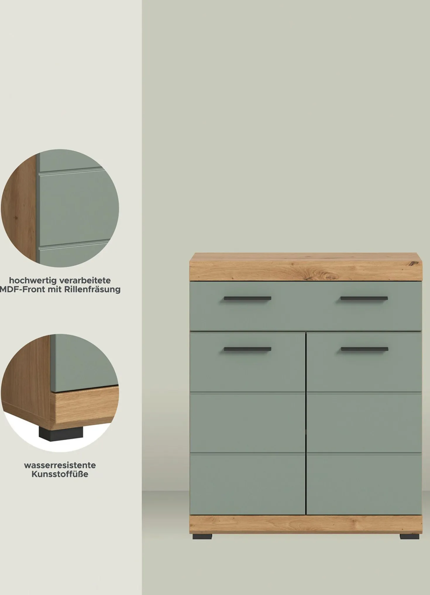 Standschrank, 2-türig