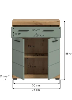 Standschrank, 2-türig