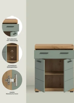 Standschrank, 2-türig
