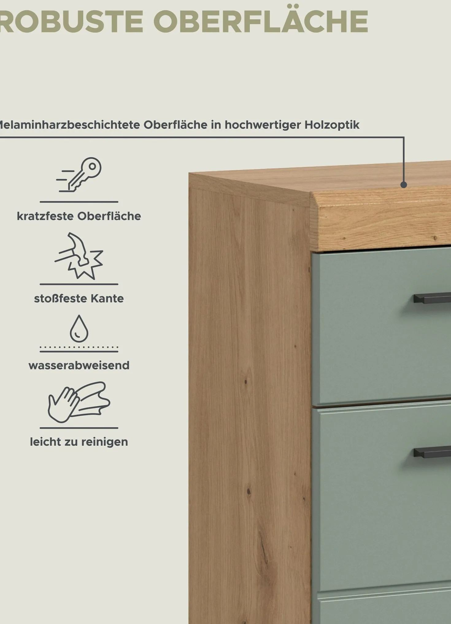 Standschrank, 2-türig