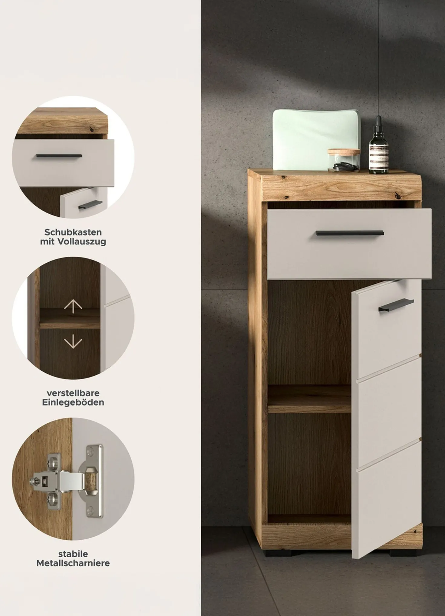 Standschrank, 1-türig