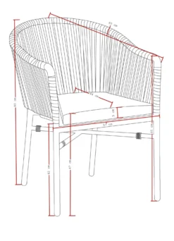 Stapelsessel "Torno", 2er Set