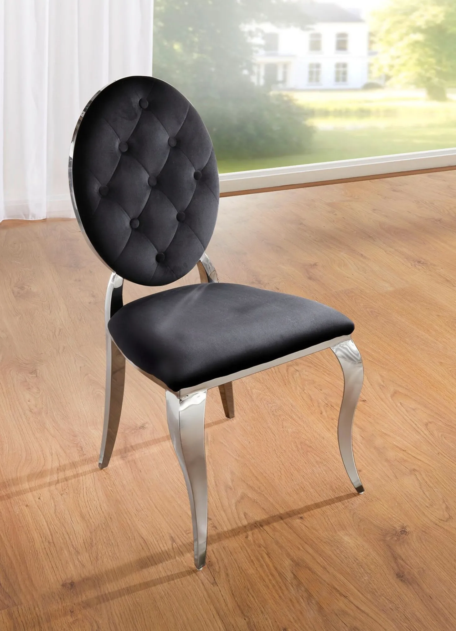 Stühle mit Schaumstoff-Polsterung, 2er-Set