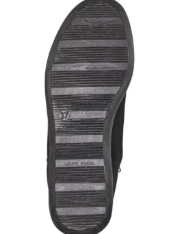 Stiefelette aus weichem, gestepptem Nubukmaterial