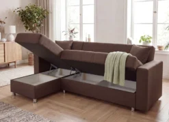 Stilsichere Polsterecke mit Bettfunktion