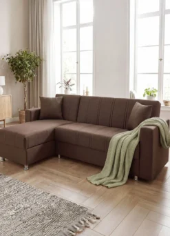 Stilsichere Polsterecke mit Bettfunktion
