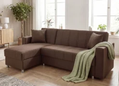 Stilsichere Polsterecke mit Bettfunktion