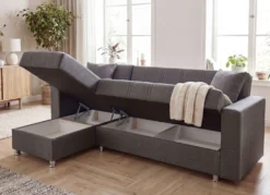 Stilsichere Polsterecke mit Bettfunktion