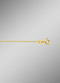 Stilvolle Flachpanzerkette aus Gold