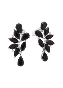 Stilvolle Ohrstecker mit Spinell und Diamanten
