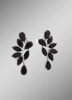Stilvolle Ohrstecker mit Spinell und Diamanten