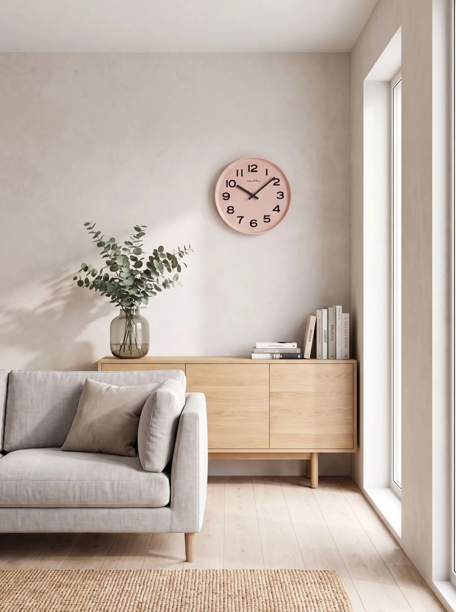 Stilvolle Wanduhr