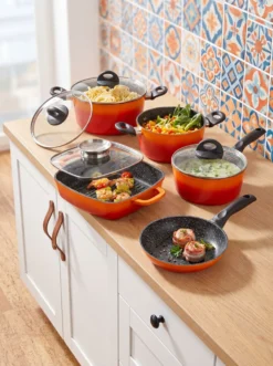 STONELINE® Kochtopf-Set, 15-teilig
