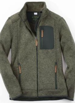 Strickfleece-Kurzjacke