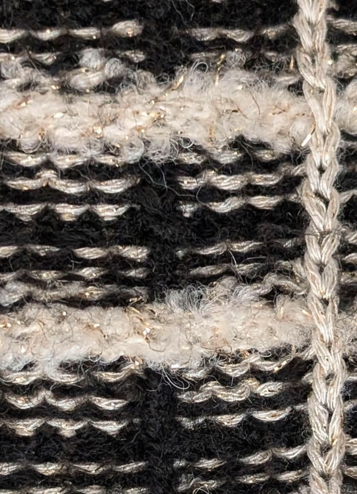 Strickjacke aus hochwertigem Effektgarn