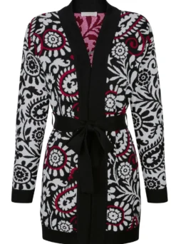 Strickjacke in Jacquard-Dessin