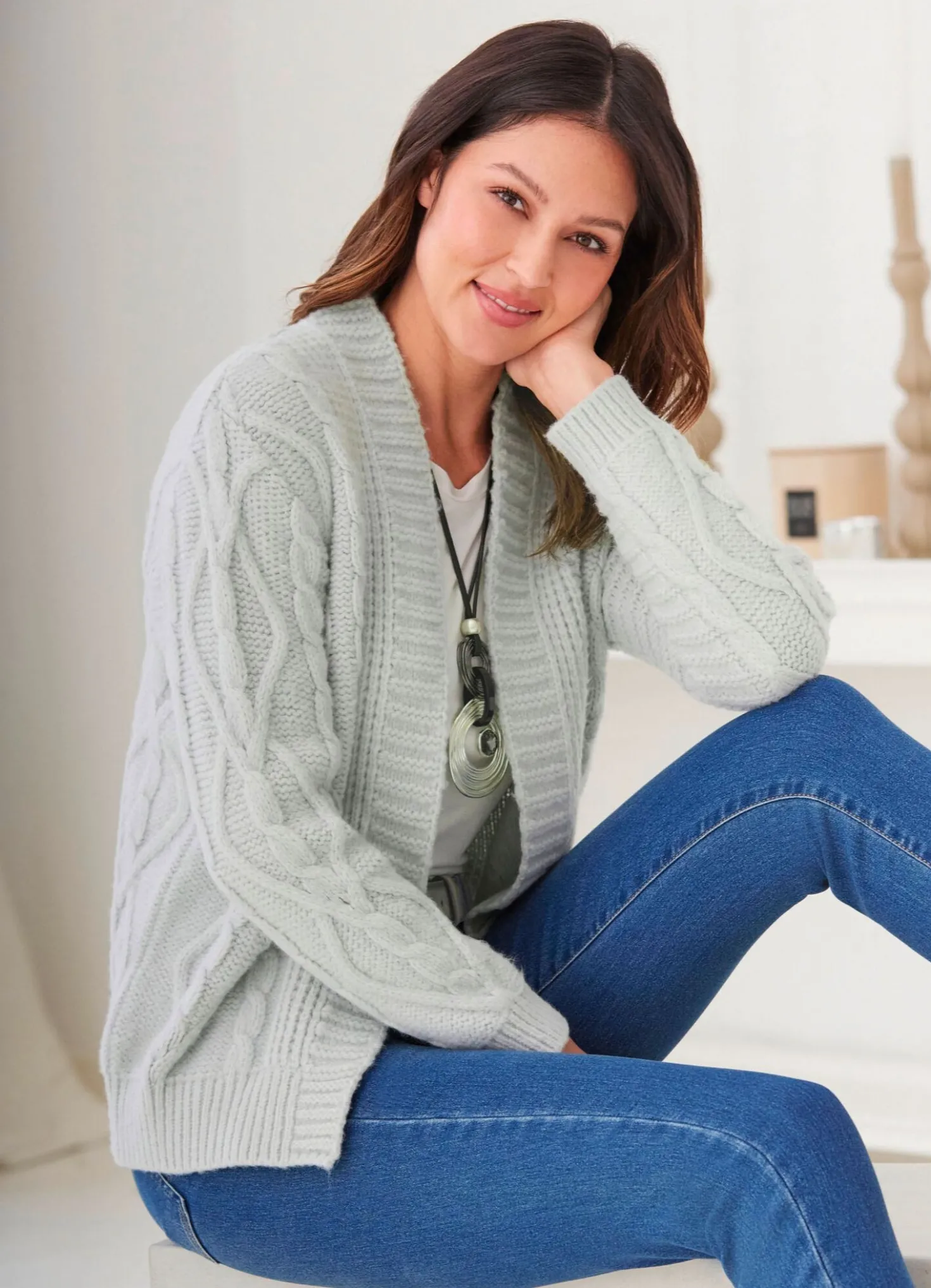 Strickjacke in sehr weicher Qualität