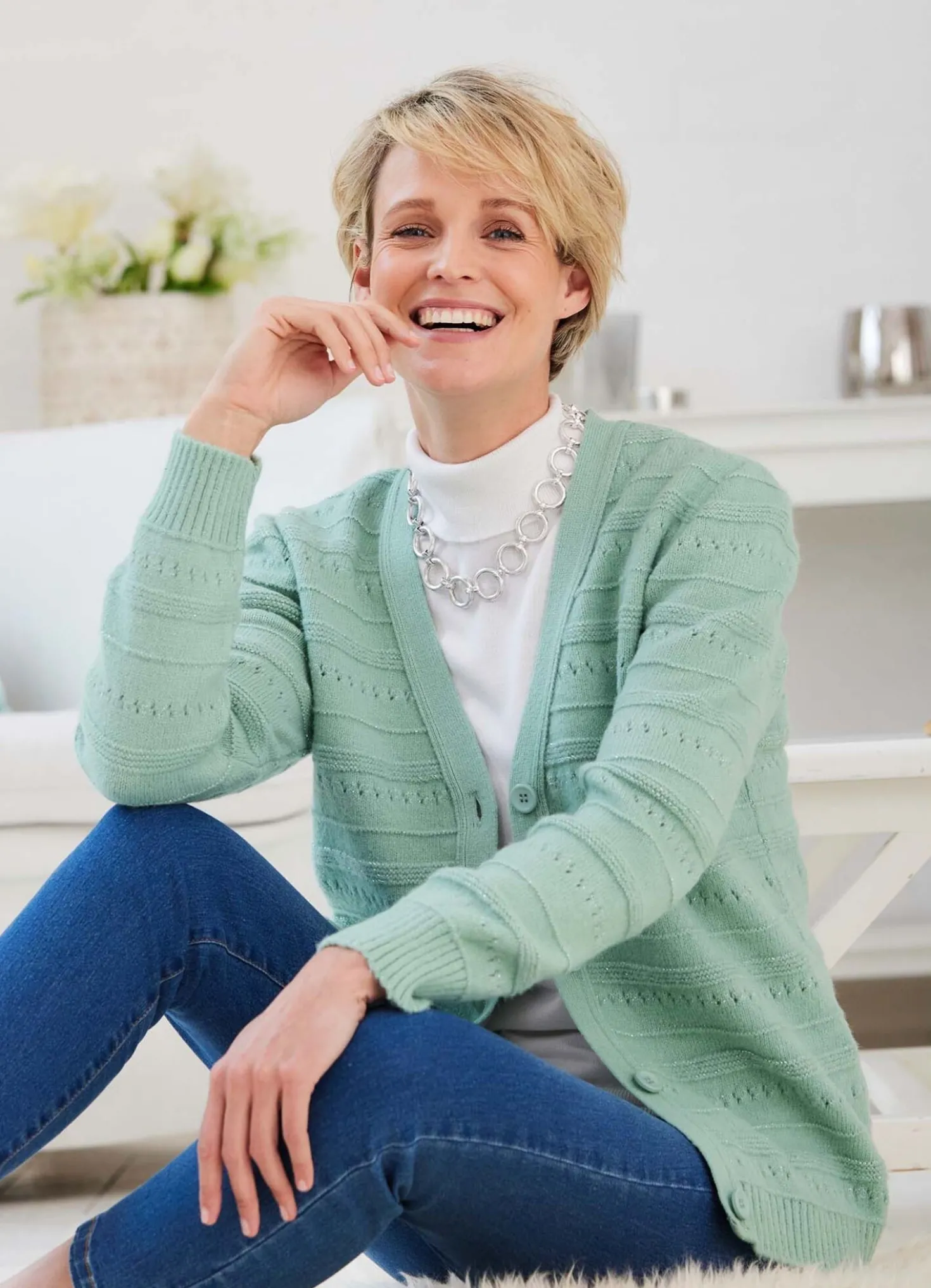 Strickjacke in sehr weicher Qualität