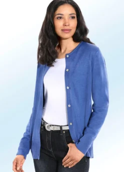 Strickjacke mit Schurwolle
