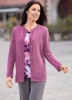 Strickjacke mit Schurwolle