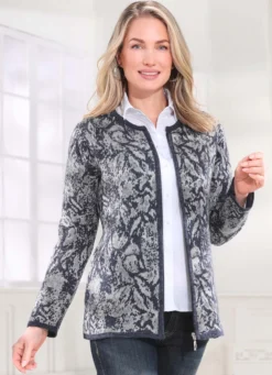 Strickjacke mit weichem Griff