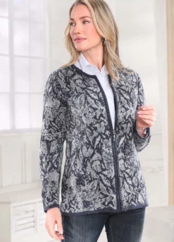 Strickjacke mit weichem Griff
