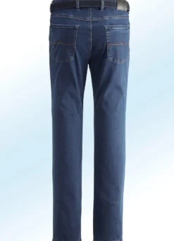 Superstretch-Jeans von „Suprax“ mit Gürtel