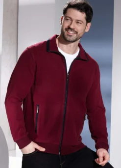 Sweatjacke mit Seitentaschen