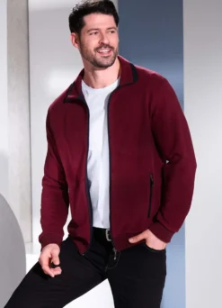 Sweatjacke mit Seitentaschen