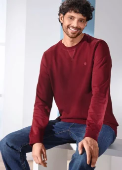 Sweatshirt mit Stickerei