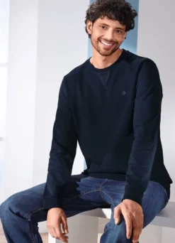 Sweatshirt mit Stickerei