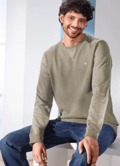 Sweatshirt mit Stickerei