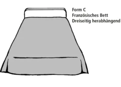 Tagesdecke und Kissenbezüge mit Schmetterlingsmotive