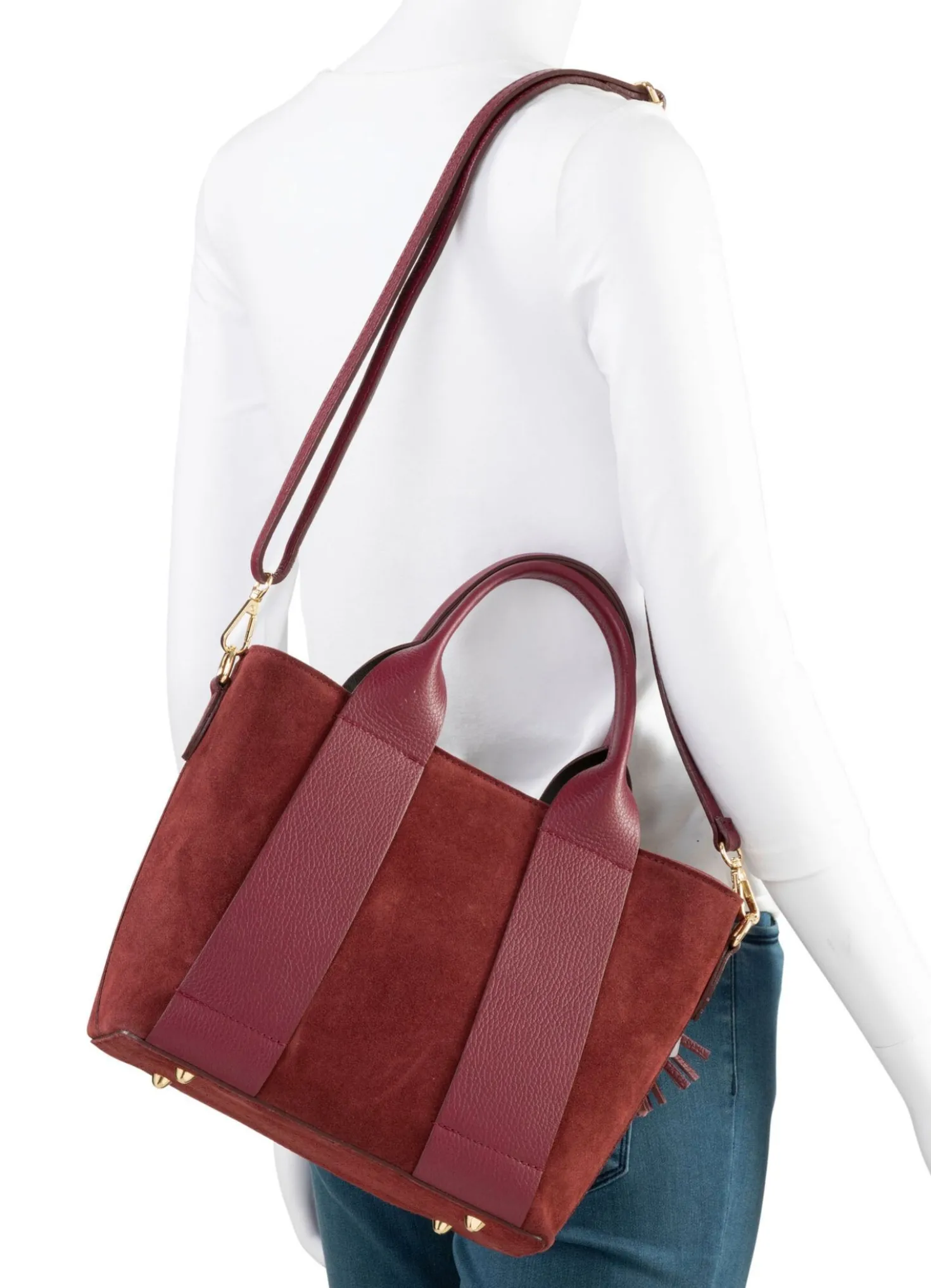 Tasche, Damen, mit abnehmbarem Umhängeriemen