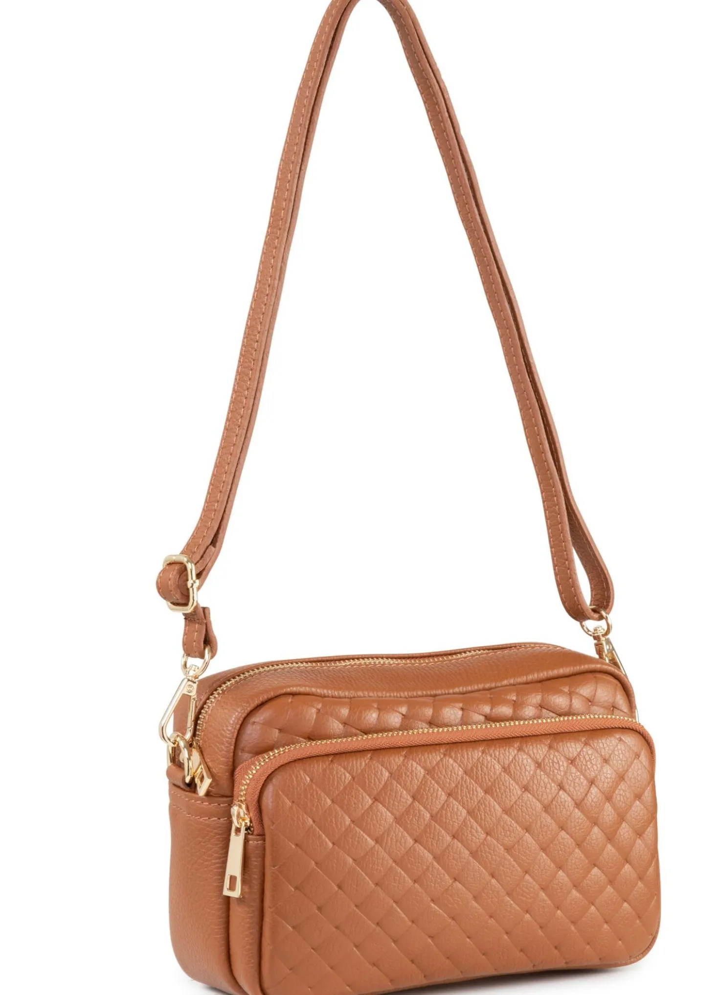 Tasche, Damen, mit Flecht-Optik