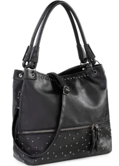 Tasche mit trendigen Ziernieten