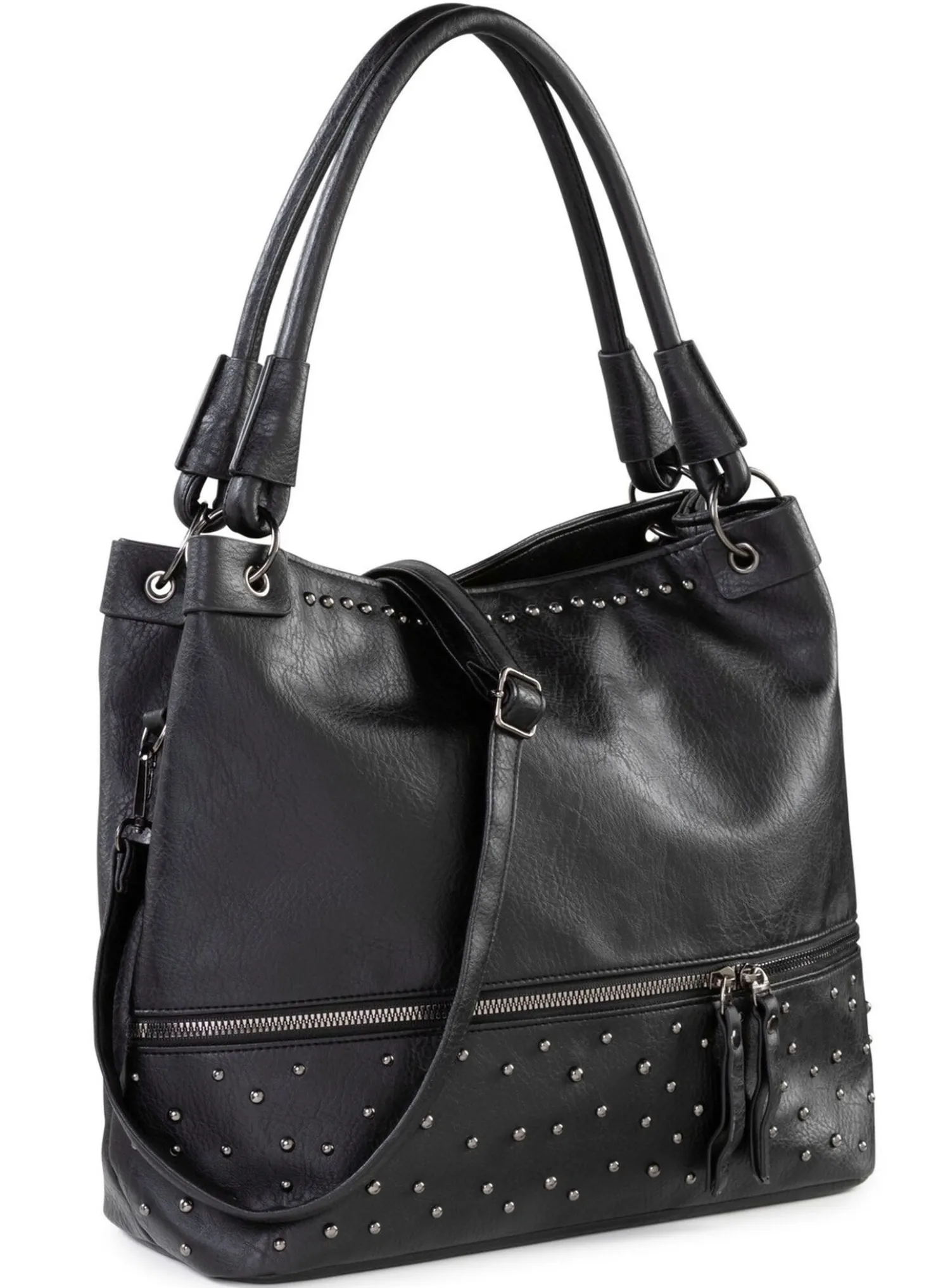 Tasche mit trendigen Ziernieten