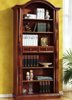 Teilmassives Bücherregal
