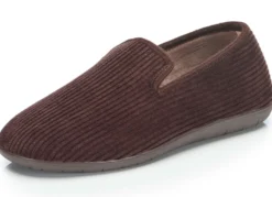 Textil-Hausschuh in Cord-Optik